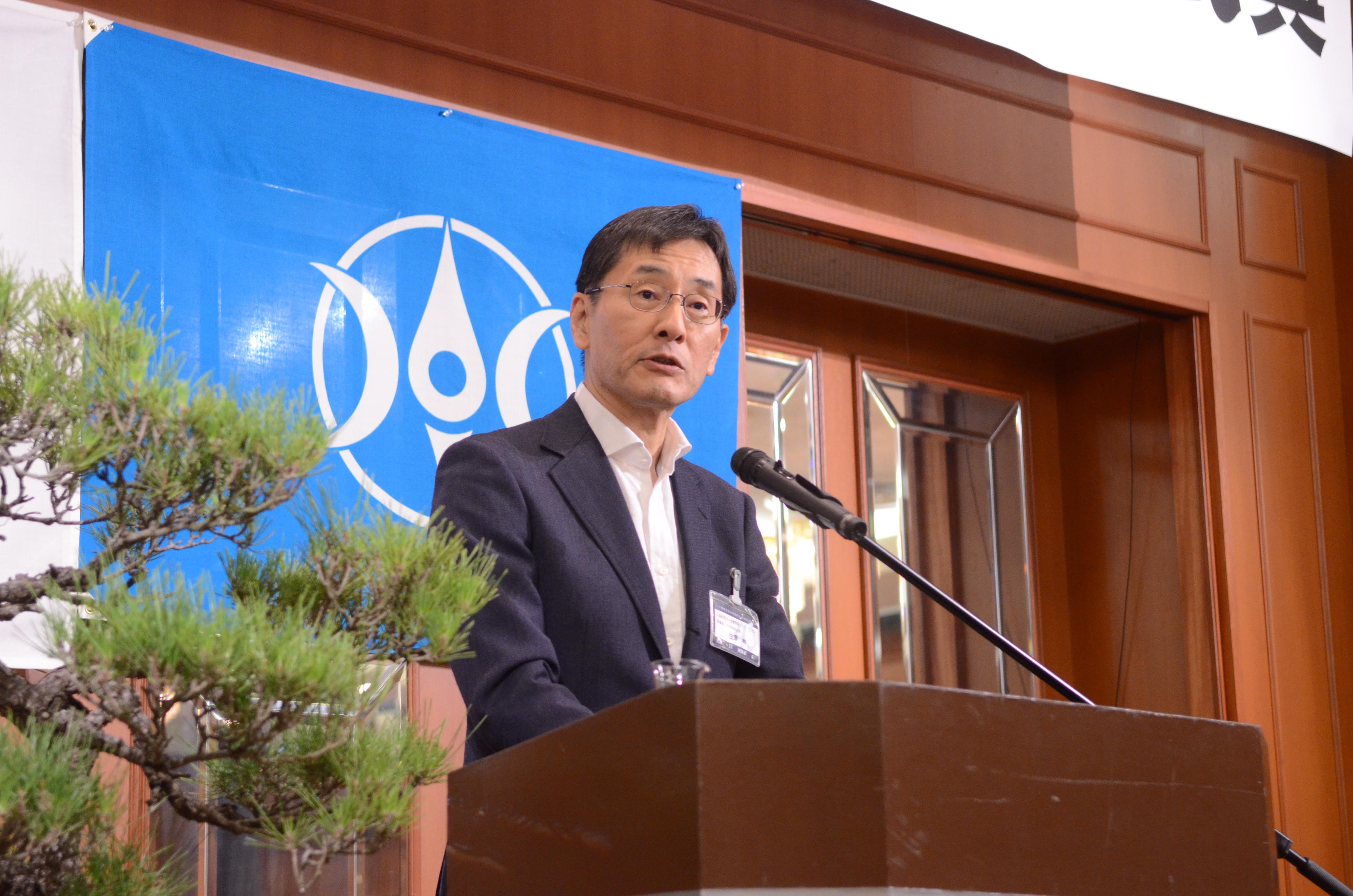 住澤整理事長の記念講演